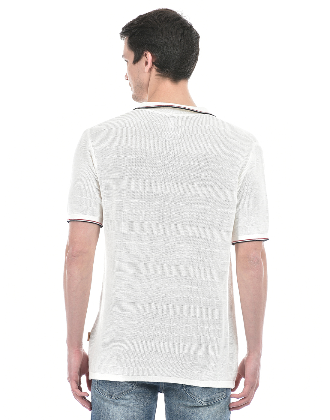 Numero Uno Men Solid White T-Shirt